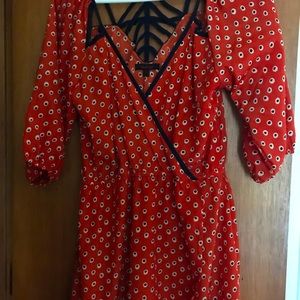 Lulumari Anthropology women’s dress about the knee very cute Size L